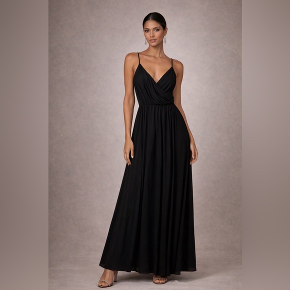GAP Dresses & Skirts - 💜GAP Black Spaghetti-Strap Maxi Skirt